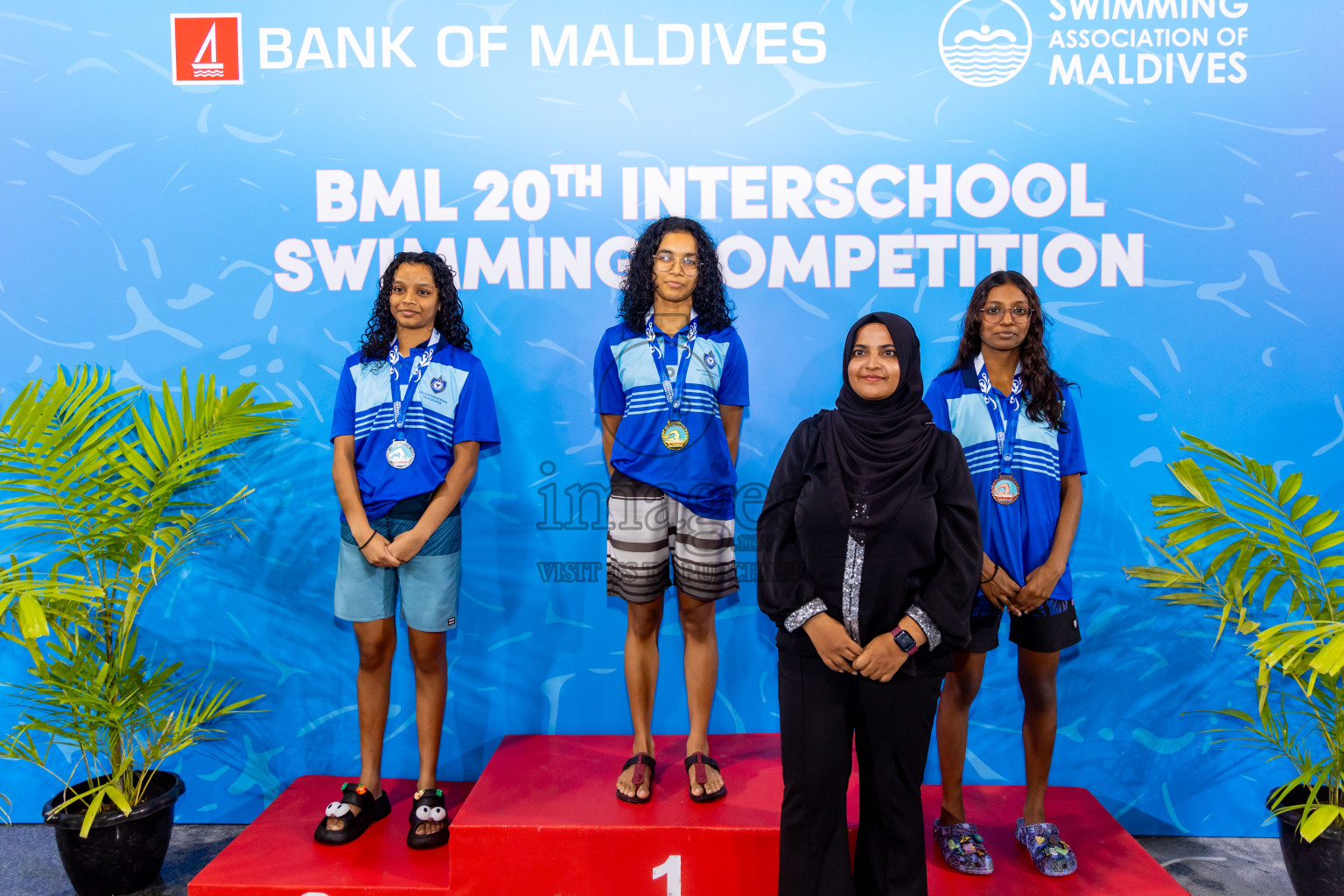 Day 4 of 20th Inter-school Swimming Competition 2024 held in Hulhumale', Maldives on Tuesday, 15th October 2024. Photos: Nausham Waheed / images.mv