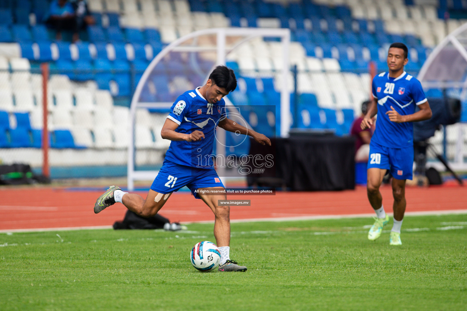 Kuwait vs Nepal in the opening match of SAFF Championship 2023 held in Sree Kanteerava Stadium, Bengaluru, India, on Wednesday, 21st June 2023. Photos: Nausham Waheed / images.mv