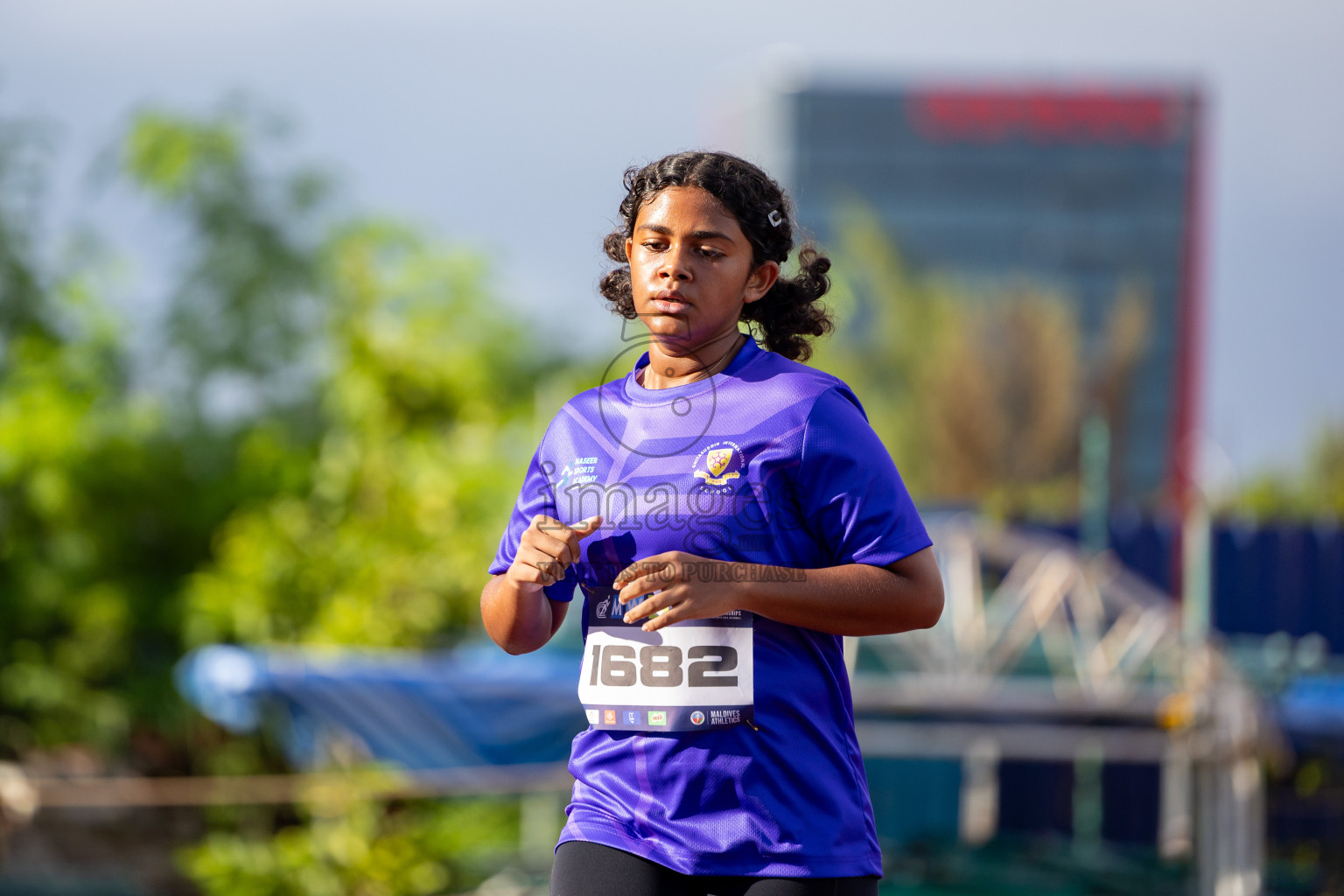 Day 1 of MWSC Interschool Athletics Championships 2024 held in Hulhumale Running Track, Hulhumale, Maldives on Saturday, 9th November 2024. 
Photos by: Ismail Thoriq, Hassan Simah / Images.mv