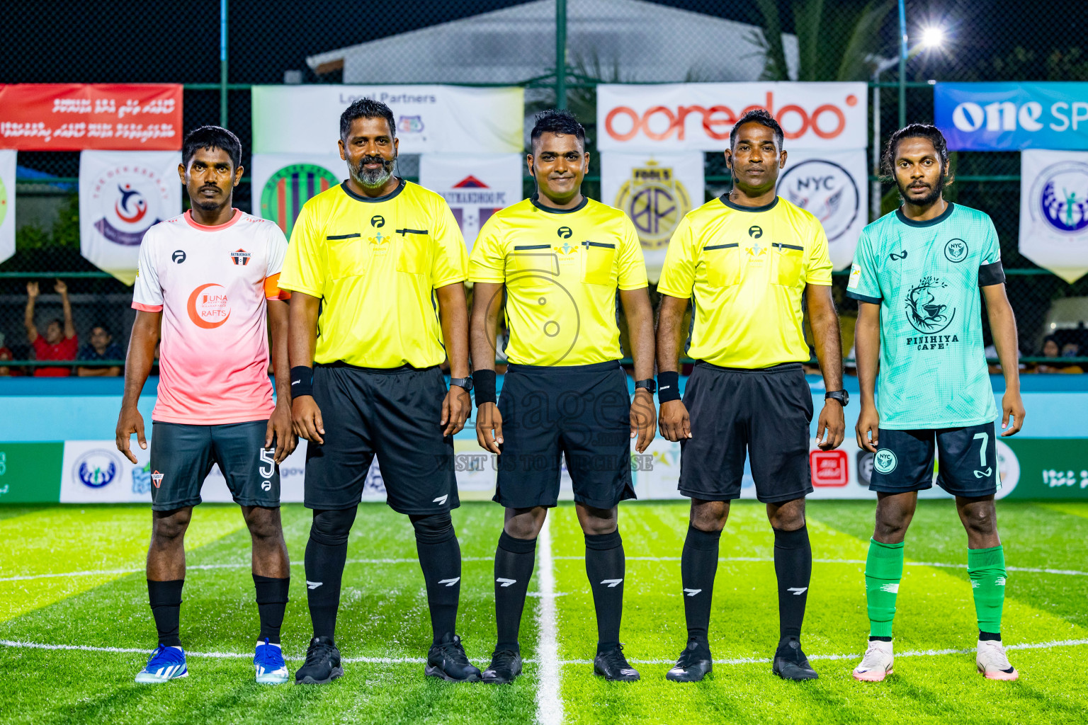 Raiymandhoo FC vs Naalaafushi YC in Day 2 of Laamehi Dhiggaru Ekuveri Futsal Challenge 2024 was held on Saturday, 27th July 2024, at Dhiggaru Futsal Ground, Dhiggaru, Maldives Photos: Nausham Waheed / images.mv