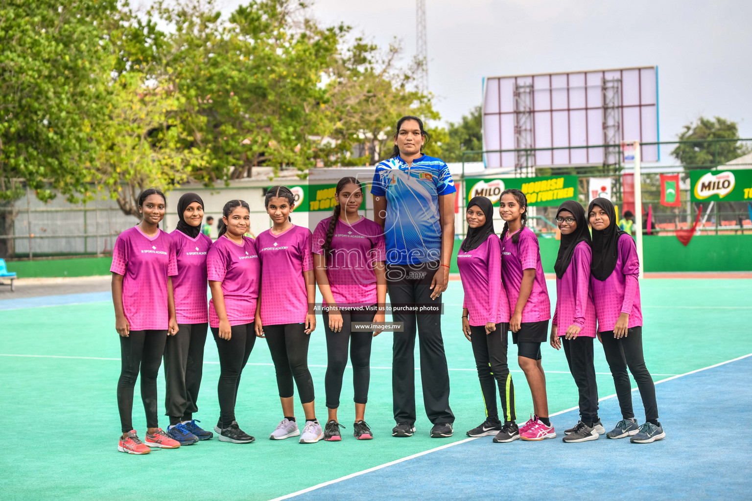 Day 11 of Junior Netball Championship 2022 held in Male', Maldives. Photos by Nausham Waheed