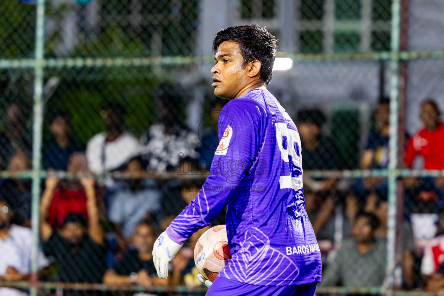 MACL vs Baros in Day 4 of Club Maldives Cup 2025 was held in Rehendi Futsal Ground, Hulhumale', Maldives on Thursday, 2nd October 2025. Photos: Nausham Waheed / images.mv
