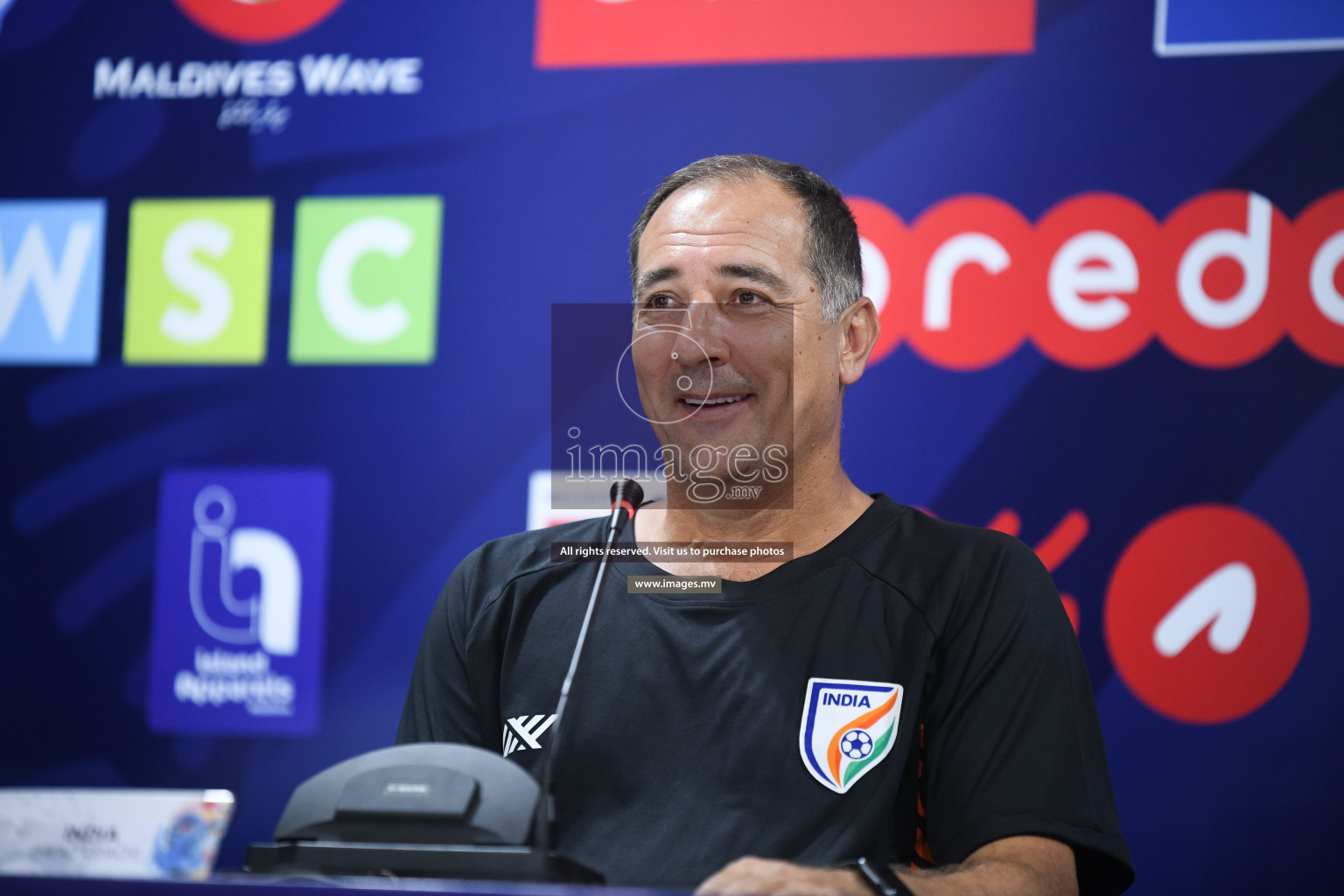 Match Day 3, Pre-match Press Conference of SAFF Championship 2021 held on 06th October 2021 at Galholhu National Stadium, Male', Maldives