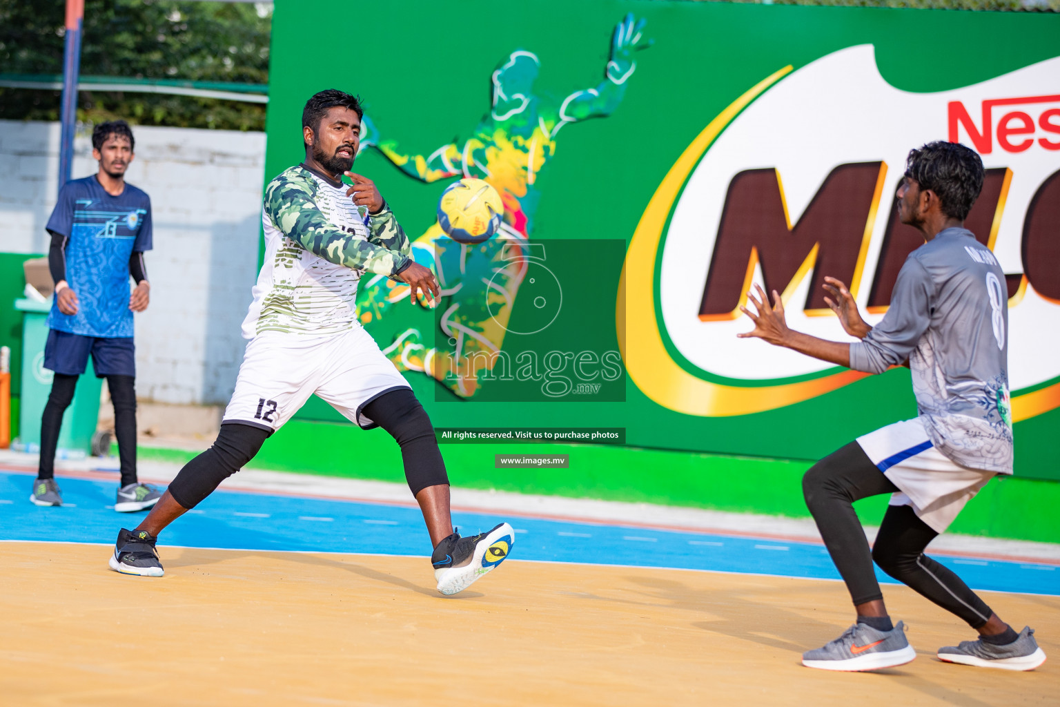 Milo 8th National Handball Tournament Day 4, 18th December 2021, at Handball Ground, Male', Maldives. Photos by Hassan Simah