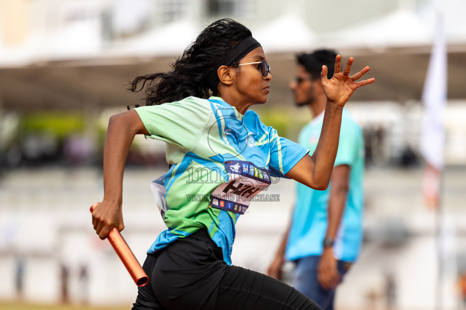 Day 6 of MWSC Interschool Athletics Championships 2024 held in Hulhumale Running Track, Hulhumale, Maldives on Thursday, 14th November 2024. Photos by: Ismail Thoriq / Images.mv