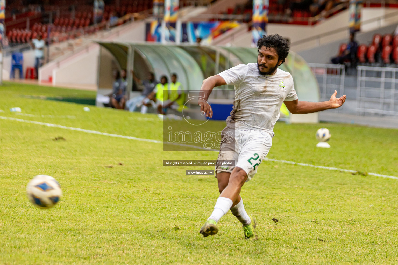 Super United Sports vs Green Streets in Ooredoo Dhivehi Premier League 2021/22 on 06 July 2022, held in National Football Stadium, Male', Maldives