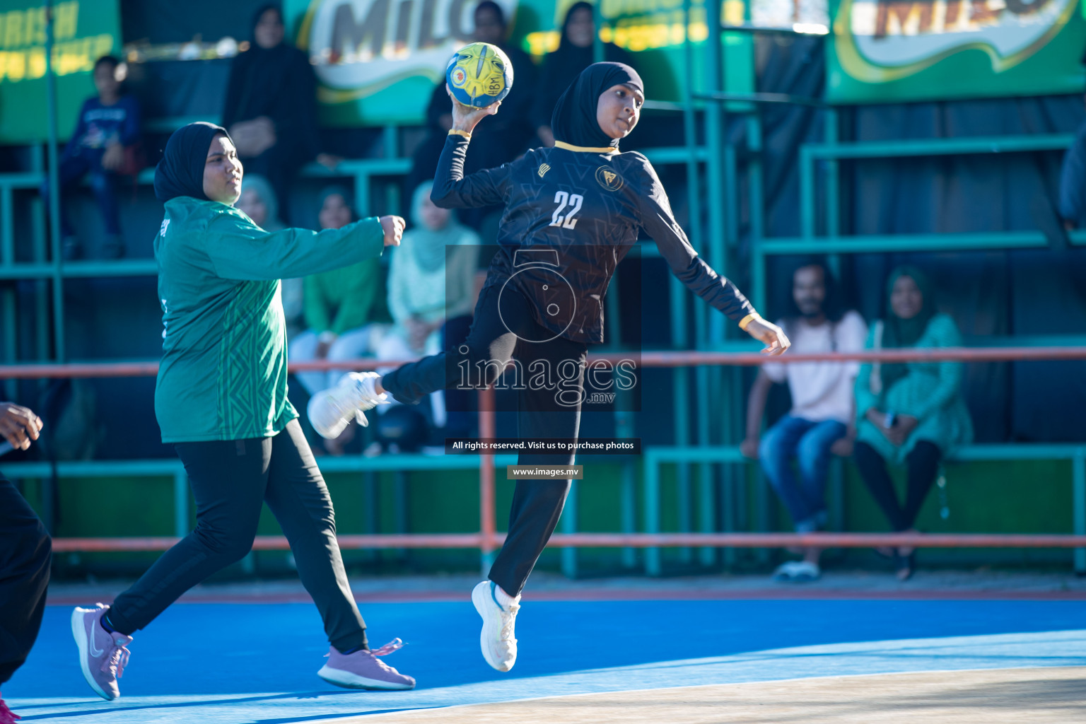 Day 7 of 6th MILO Handball Maldives Championship 2023, held in Handball ground, Male', Maldives on Friday, 26th May 2023 Photos: Shuu Abdul Sattar/ Images.mv