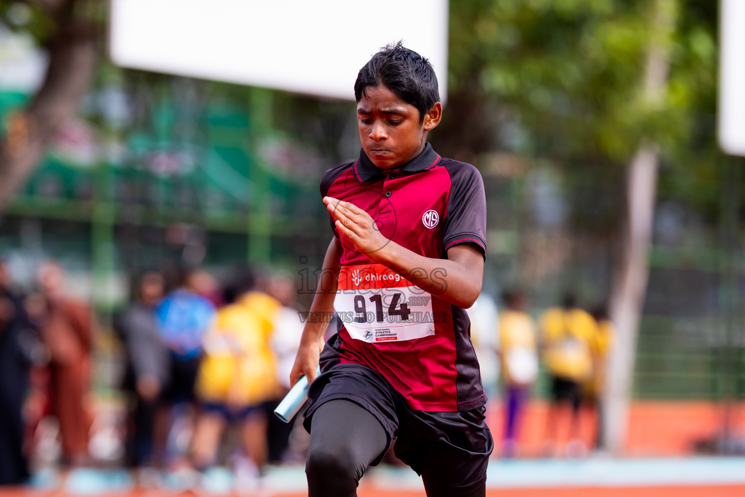 Day 6 of Inter-school Athletics Championship 2025 held in Ekuveni Synthetic Track, Male', Maldives on Sunday, 12th October 2025. Photos by: Nausham Waheed / Images.mv