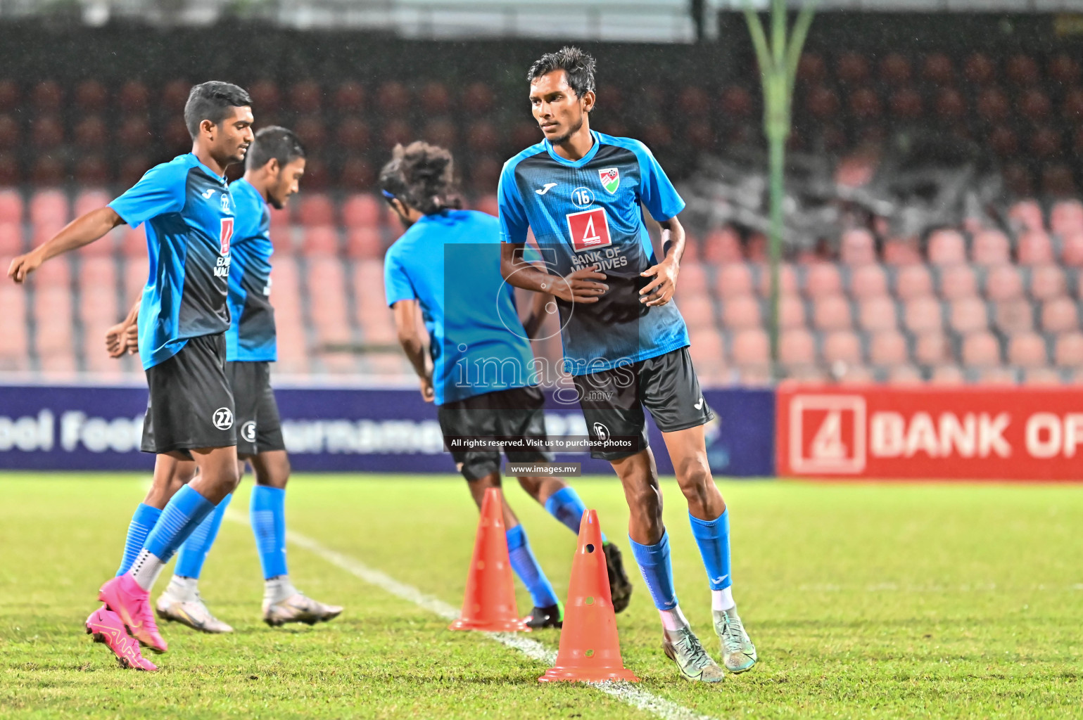 Maldives National Team gears up for upcoming SAFF Championship 2023, to be held in Bangalore, India from 21st June to 4th July 2023.  Photos: Ismail Thoriq / images.mv