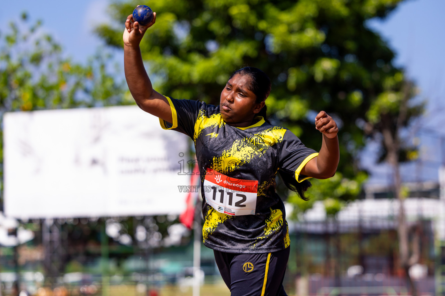 Day 3 of Inter-school Athletics Championship 2025 held in Ekuveni Synthetic Track, Male', Maldives on Wednesday, 08th October 2025. Photos by: Nausham Waheed / Images.mv