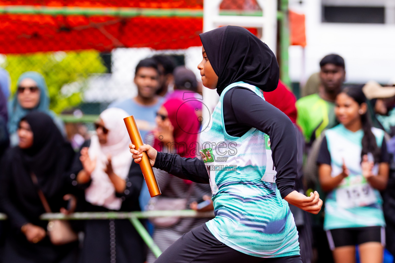 Day 6 of Inter-school Athletics Championship 2025 held in Ekuveni Synthetic Track, Male', Maldives on Sunday, 12th October 2025. Photos by: Nausham Waheed / Images.mv