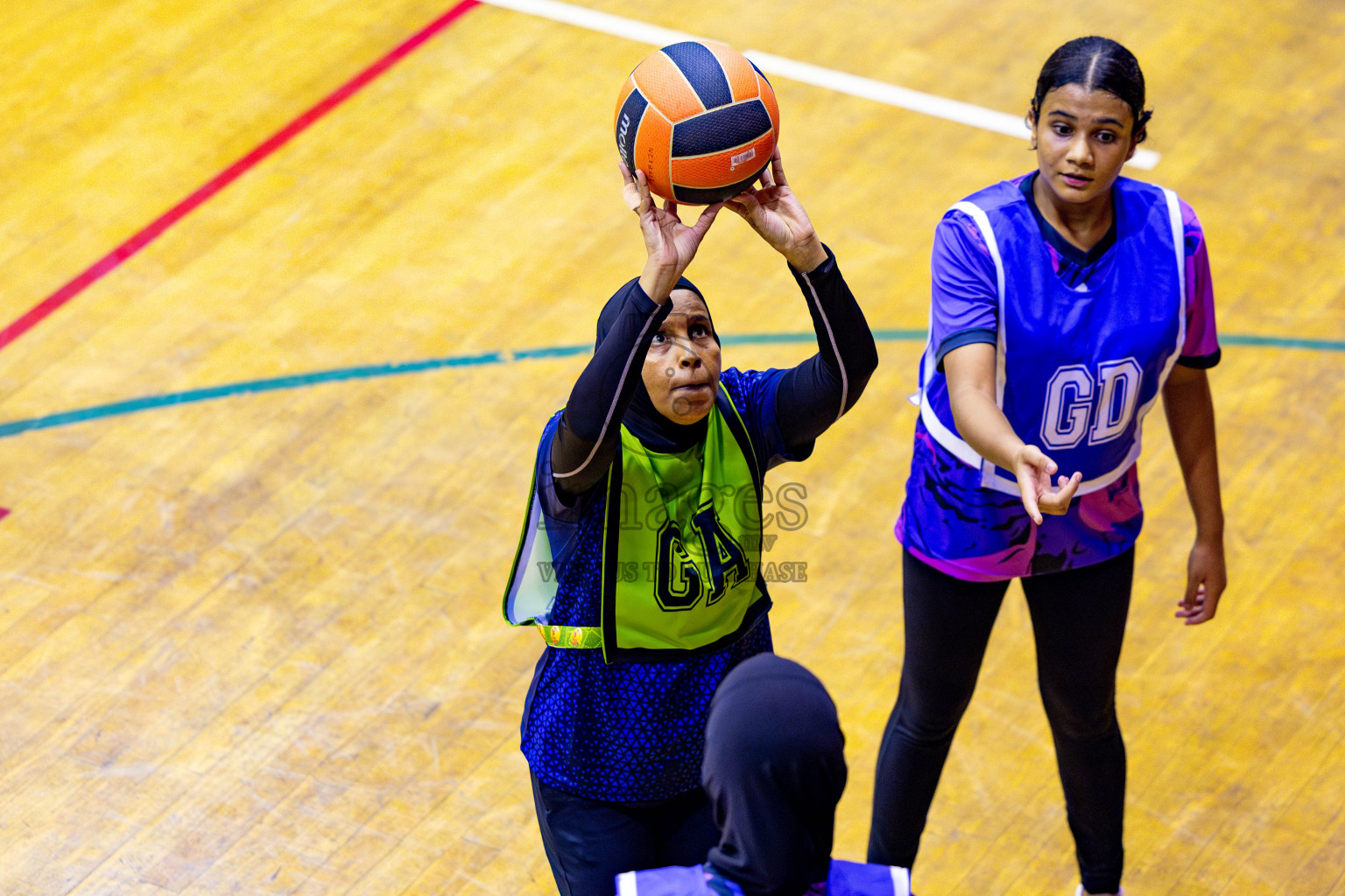 Day 2 of 21st National Netball Tournament was held in Social Canter at Male', Maldives on Thursday, 10th May 2024. Photos: Nausham Waheed / images.mv