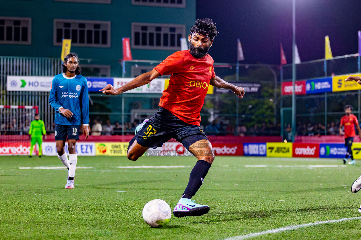 HDh Naivaadhoo vs HDh Nolhivaran on Day 37 of Golden Futsal Challenge 2024 was held on Thursday, 22nd February 2024, in Hulhumale', Maldives
Photos: Mohamed Mahfooz Moosa/ images.mv