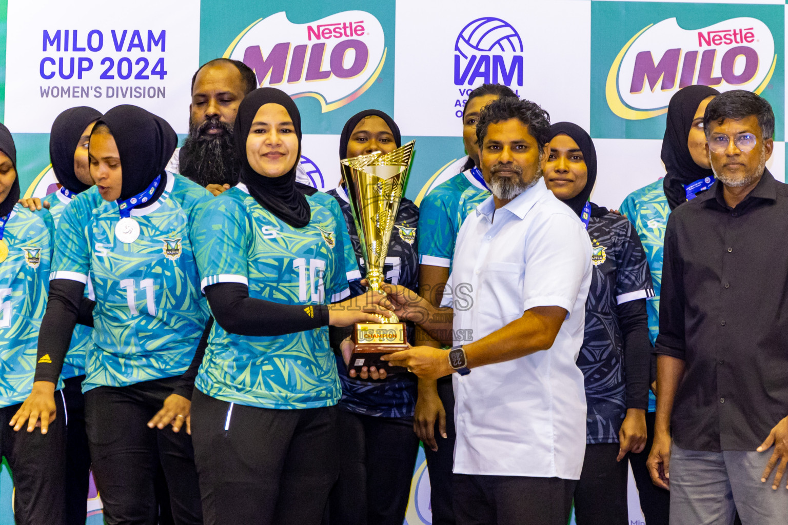 Final of Women's Division of Milo VAM Cup 2024 held in Male', Maldives on Saturday, 13th July 2024 at Social Center Indoor Hall Photos By: Nausham Waheed / images.mv