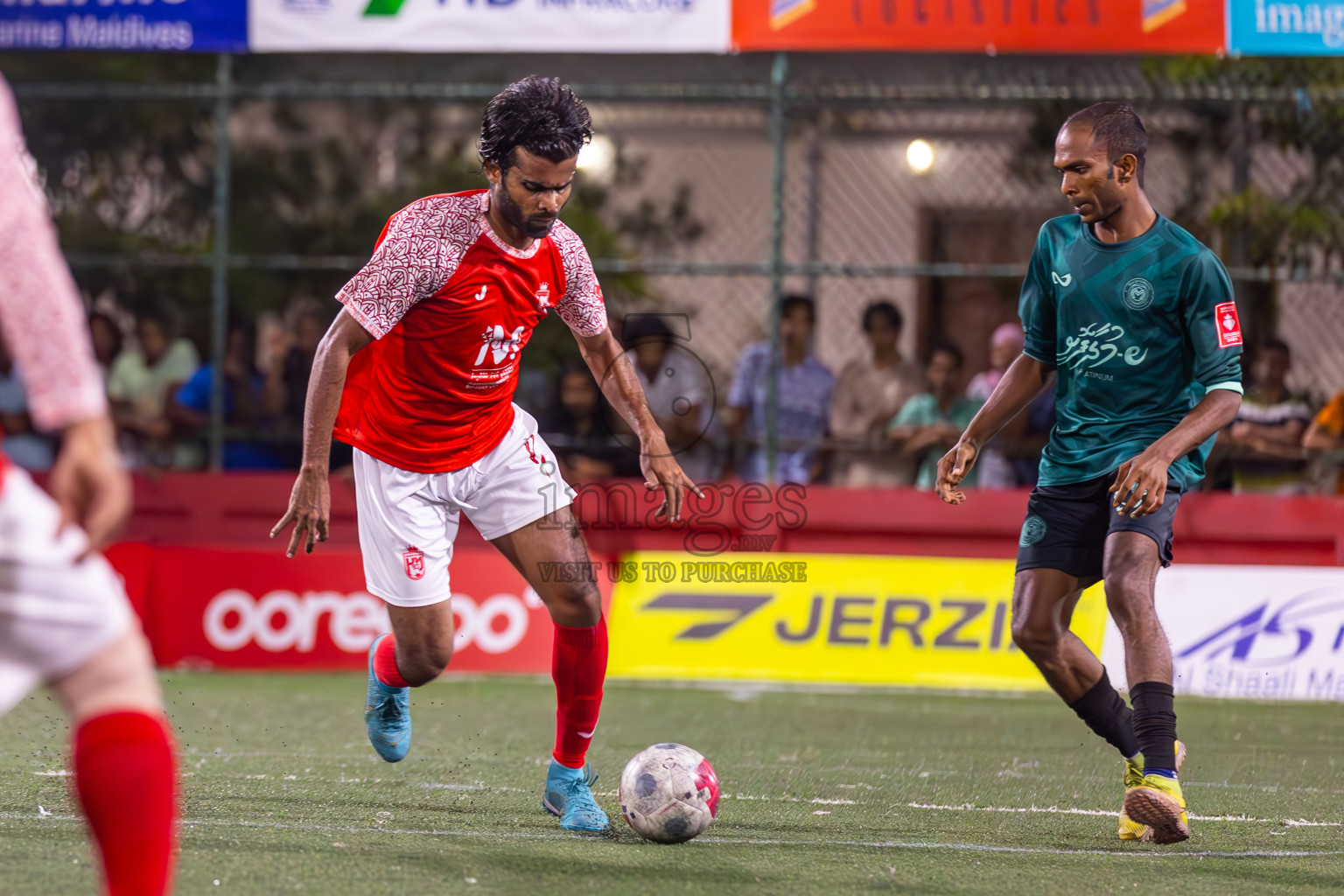 L Maavah vs L Maabaidhoo in Day 20 of Golden Futsal Challenge 2024 was held on Saturday , 3rd February 2024 in Hulhumale', Maldives Photos: Ismail Thoriq / images.mv