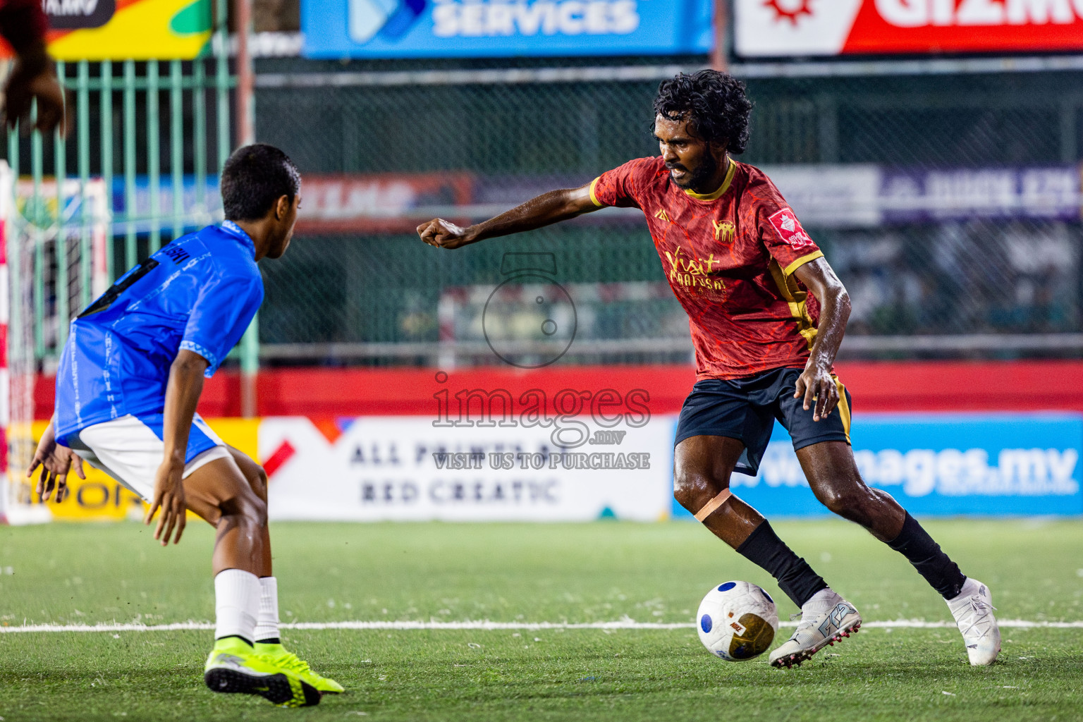 K Himmafushi vs K Maafushi on Day 18 of Golden Futsal Challenge 2025 was held on Thursday, 23rd January 2025, in Hulhumale', Maldives. Photos: Nausham Waheed / images.mv
