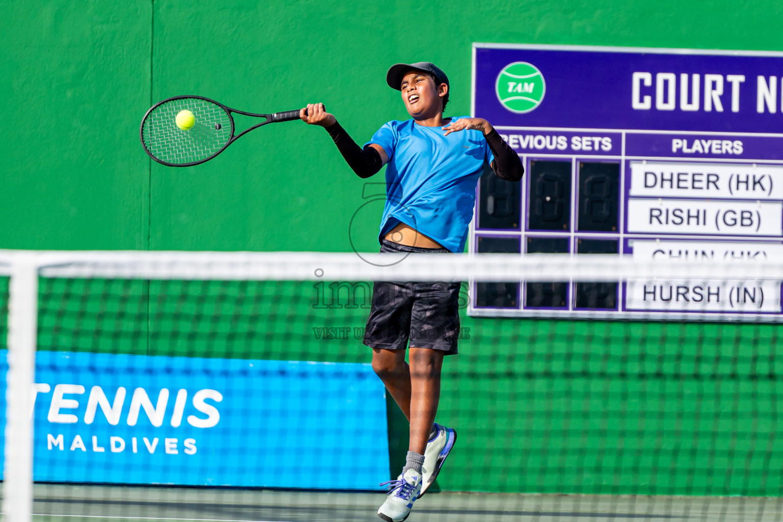 Day 2 of ATF Maldives Junior Open Tennis was held in Male' Tennis Court, Male', Maldives on Tuesday, 10th December 2024. Photos: Nausham Waheed / images.mv