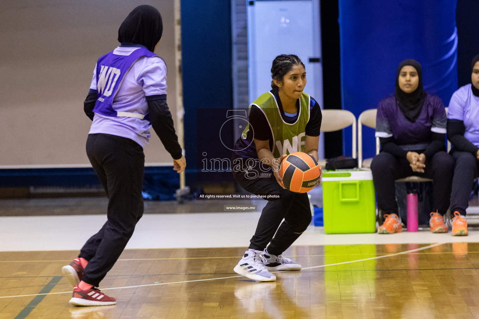 Youth United Sports Club vs Club Vyansa in the 2nd Division Final of Milo National Netball Tournament 2022 on 22nd July 2022 held in Social Center, Male', Maldives. Photographer: Shuu / images.mv