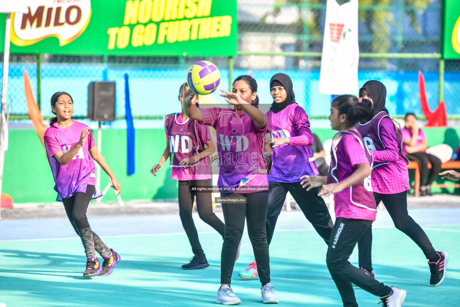 Day 8 of Junior Netball Championship 2022 on 11th March 2022 held in Male', Maldives. Photos by Nausham Waheed