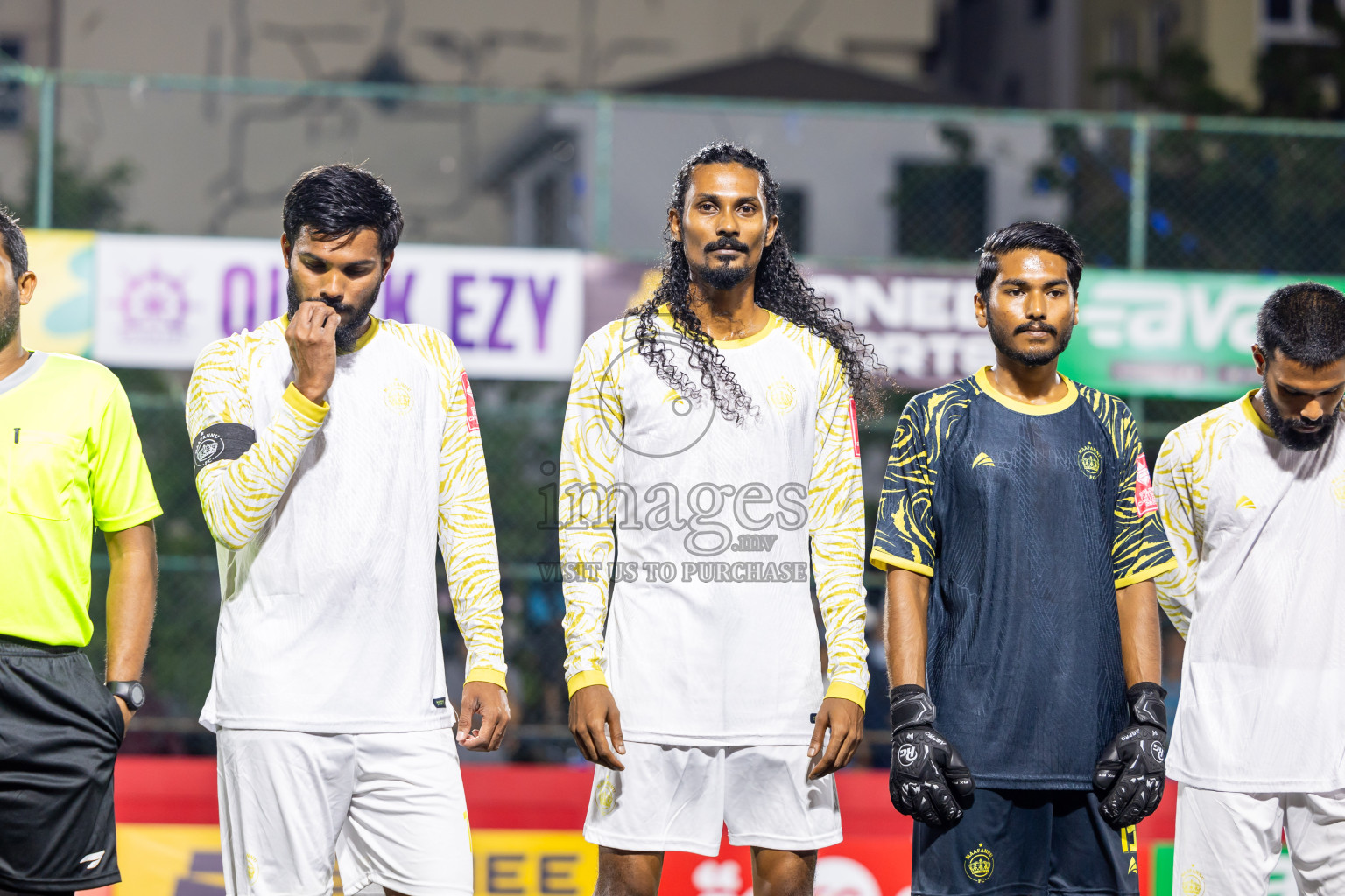 Mahchangoalhi vs Maafannu in zone round on Day 31 of Golden Futsal Challenge 2025 was held on Tuesday , 4th February 2025, in Hulhumale', Maldives. Photos: Nausham Waheed / images.mv
