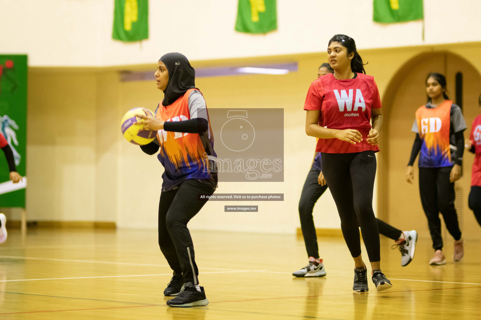 Milo National Netball Tournament 1st December 2021 at Social Center Indoor Court, Male, Maldives. Photos: Maanish/ Images Mv