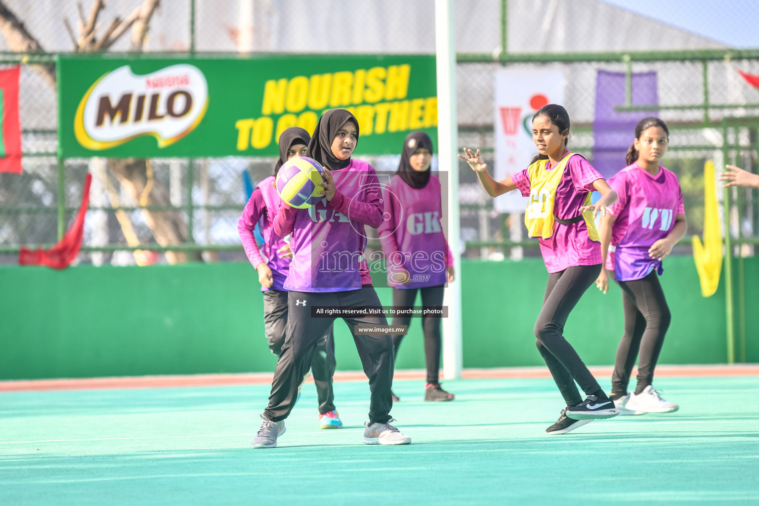 Day 7 of Junior Netball Championship 2022 on 11th March 2022 held in Male', Maldives. Photos by Nausham Waheed