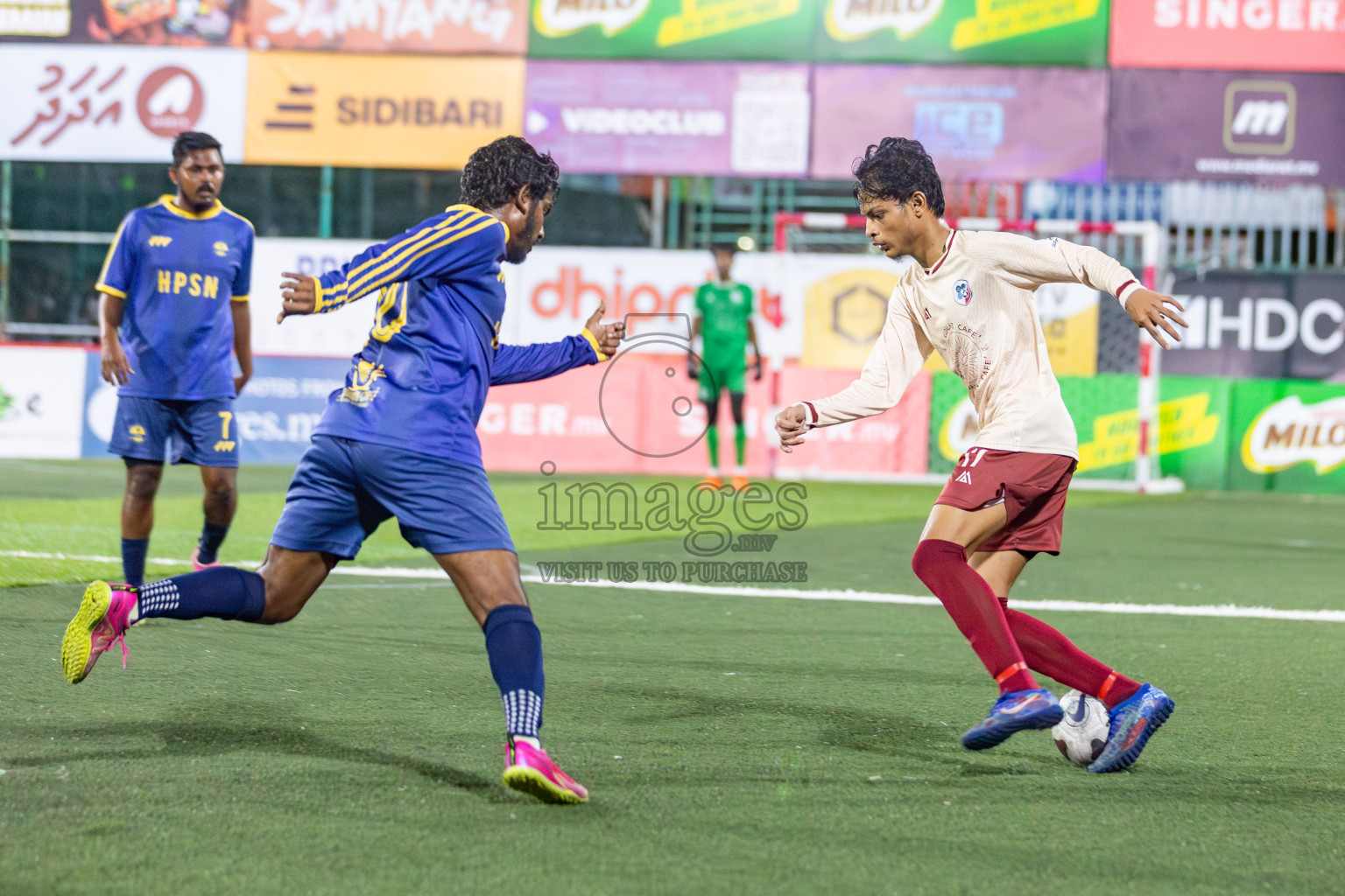 CLUB 220 vs HPSN in the Quarter Finals of Club Maldives Classic 2024 held in Rehendi Futsal Ground, Hulhumale', Maldives on Tuesday, 17th September 2024. 
Photos: Hassan Simah / images.mv