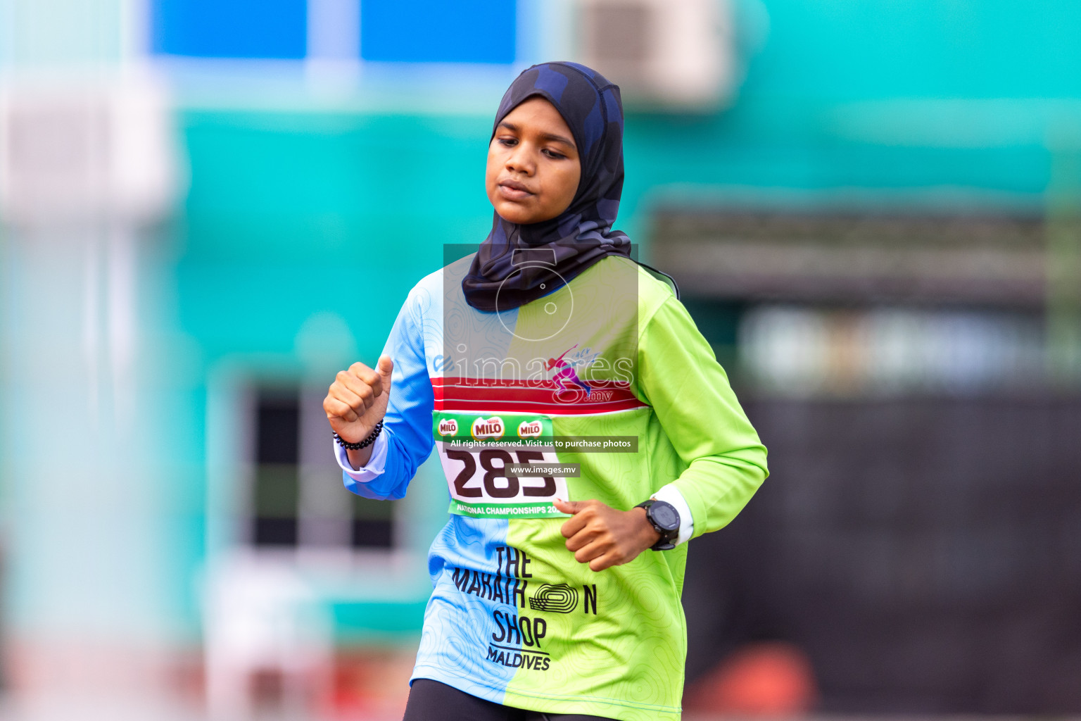 Day 2 of National Athletics Championship 2023 was held in Ekuveni Track at Male', Maldives on Friday, 24th November 2023. Photos: Nausham Waheed / images.mv