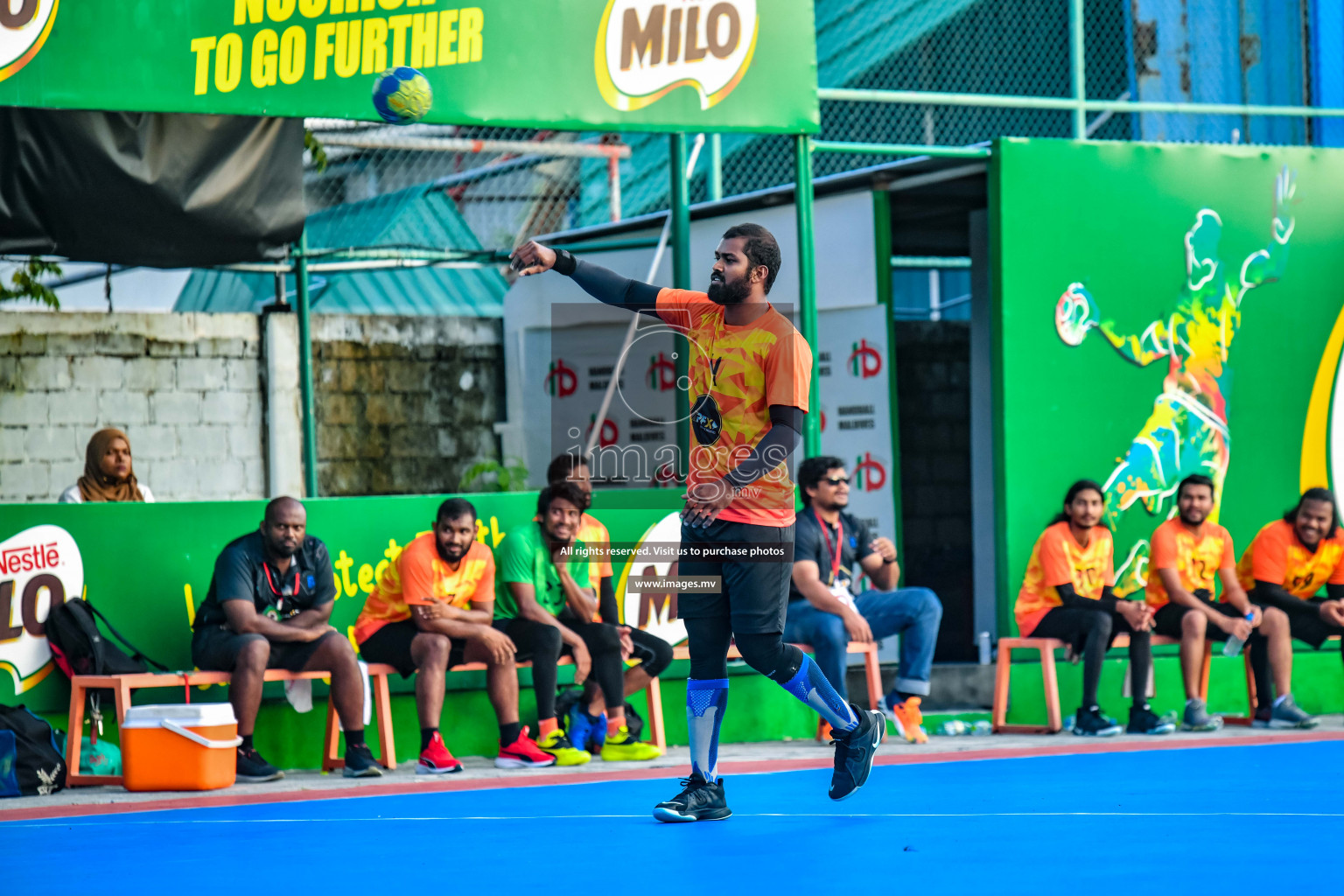 Milo 9th Handball Maldives Championship 2022 Day 1 held in Male', Maldives on 17th October 2022 Photos By: Nausham Waheed /images.mv