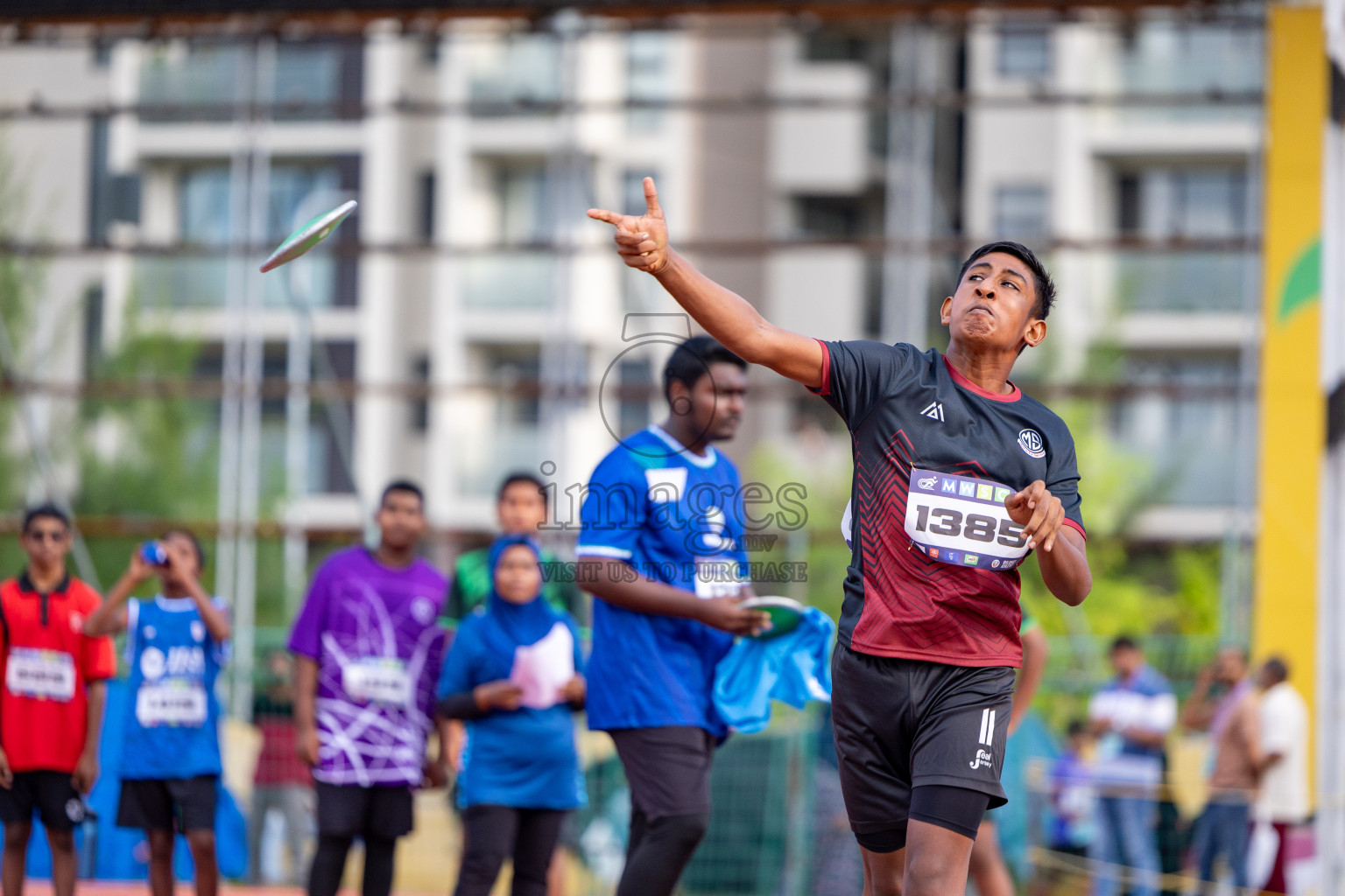 Day 1 of MWSC Interschool Athletics Championships 2024 held in Hulhumale Running Track, Hulhumale, Maldives on Saturday, 9th November 2024. 
Photos by: Ismail Thoriq, Hassan Simah / Images.mv