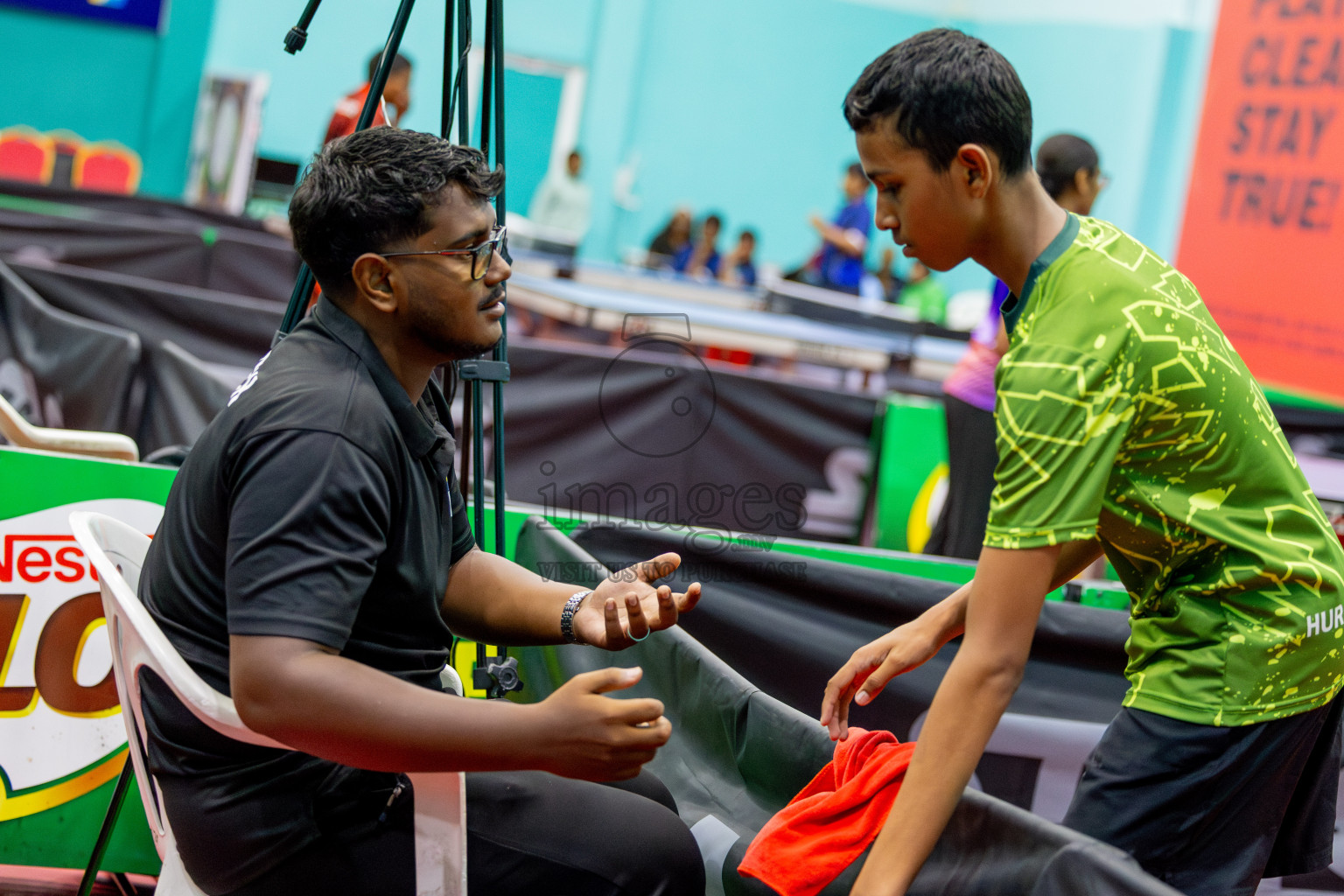 Day 4 of Interschool Table Tennis Tournament 2025 held at Male' TT Hall, Male', Maldives on Sunday, 18th May 2025.
Photos By: Ismail Thoriq / images.mv