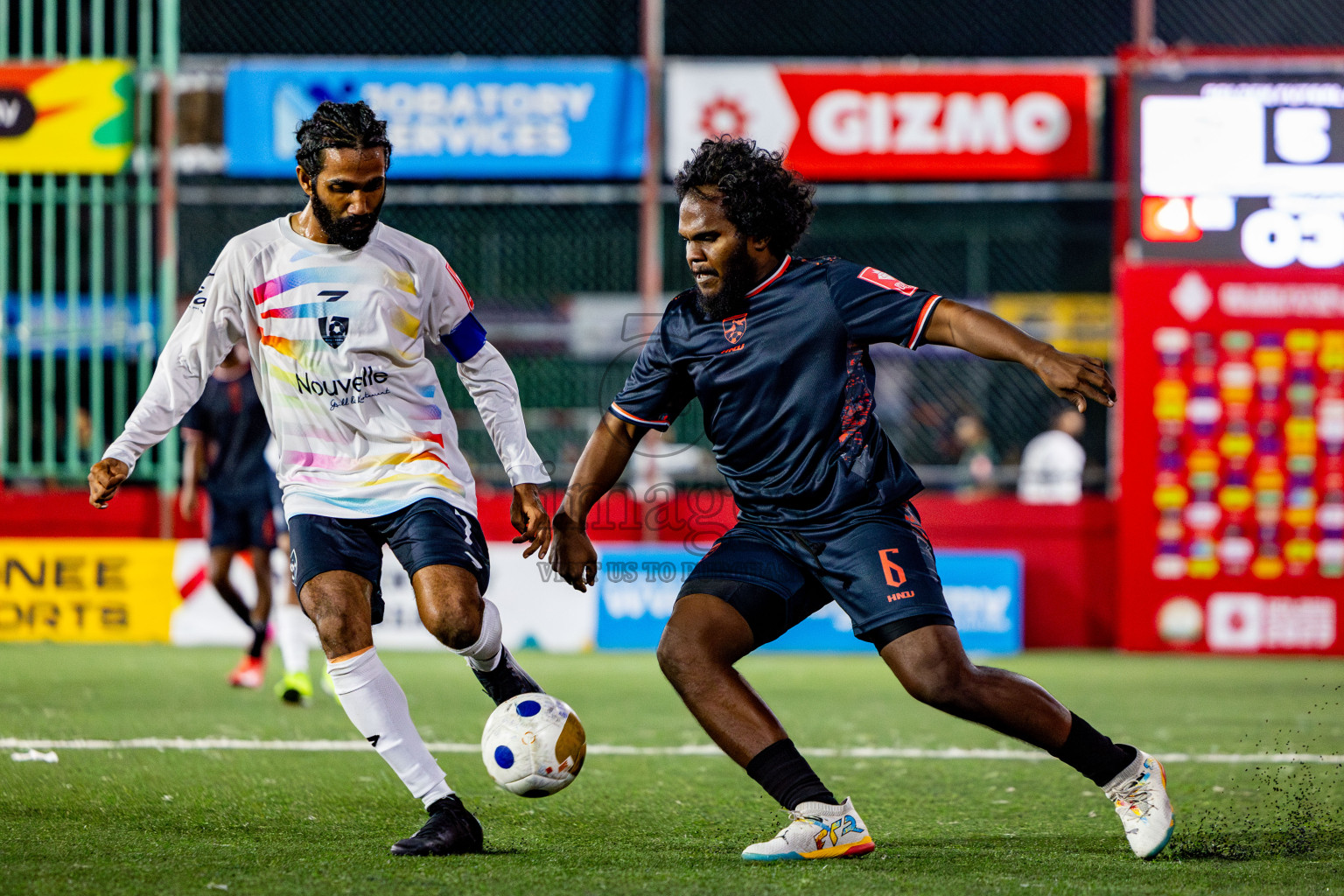 R Inguraidhoo vs Sh Kanditheem in zone round on Day 29 of Golden Futsal Challenge 2025 was held on Sunday , 2nd February 2025, in Hulhumale', Maldives. Photos: Nausham Waheed / images.mv