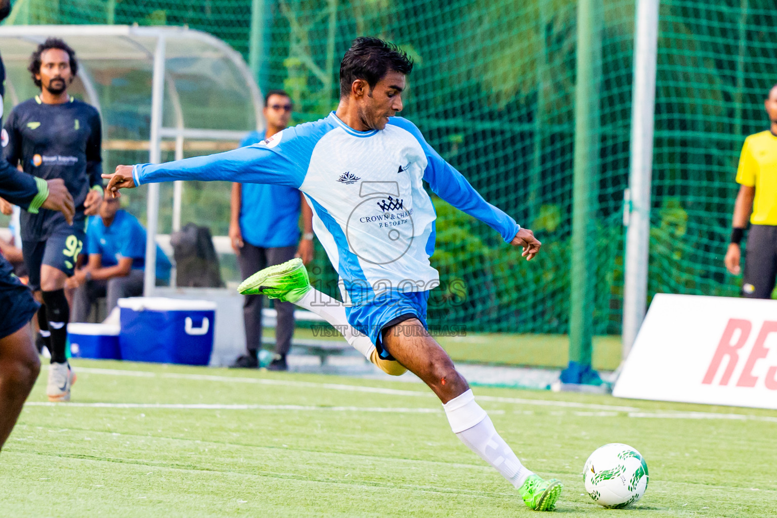 Lily Beach vs Vilamendhoo in Day 6 of Resort League 2025 (Ari Zone) was held on Wednesday, 25th June 2025 in Conrad Maldives Rangali Island, Alif Dhaalu Atoll, Maldives. Photos: Nausham Waheed / images.mv