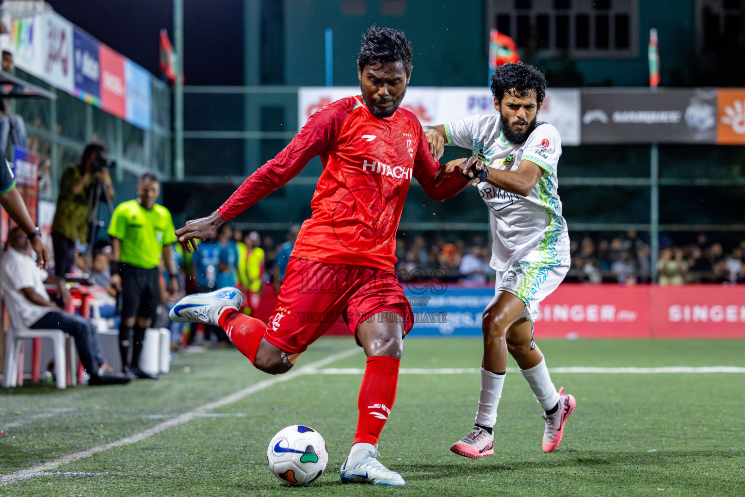 STO RC vs Club WAMCO in Round of 16 of Club Maldives Cup 2024 held in Rehendi Futsal Ground, Hulhumale', Maldives on Monday, 7th October 2024. Photos: Nausham Waheed / images.mv