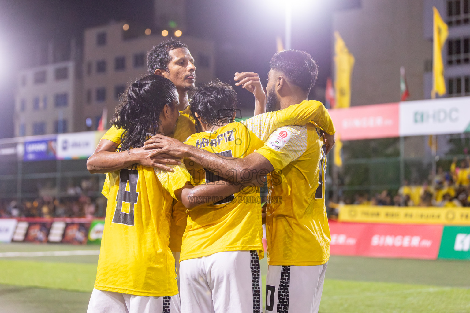 RRC vs Ooredoo in Club Maldives Cup 2024 held in Rehendi Futsal Ground, Hulhumale', Maldives on Saturday, 28th September 2024. Photos: Hassan Simah / images.mv