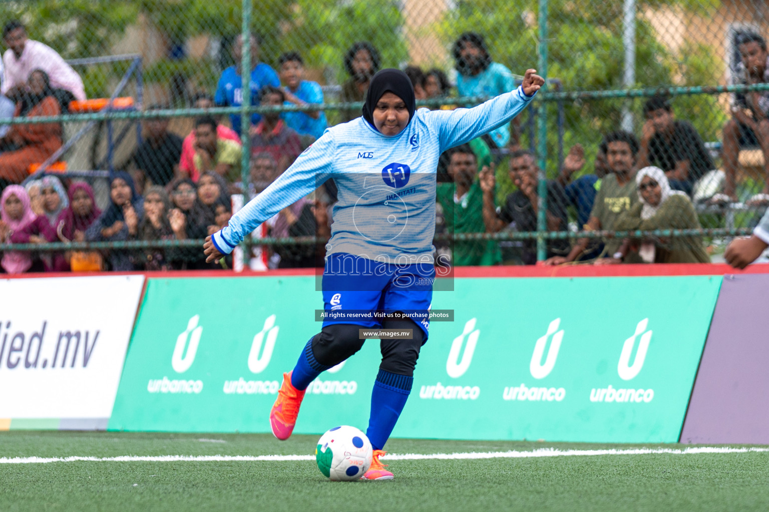 Hulhumale Hospital vs MIRA SC in 18/30 Futsal Fiesta Classic 2023 held in Hulhumale, Maldives, on Friday, 21st July 2023 Photos: Mohamed Mahfooz Moosa / images.mv