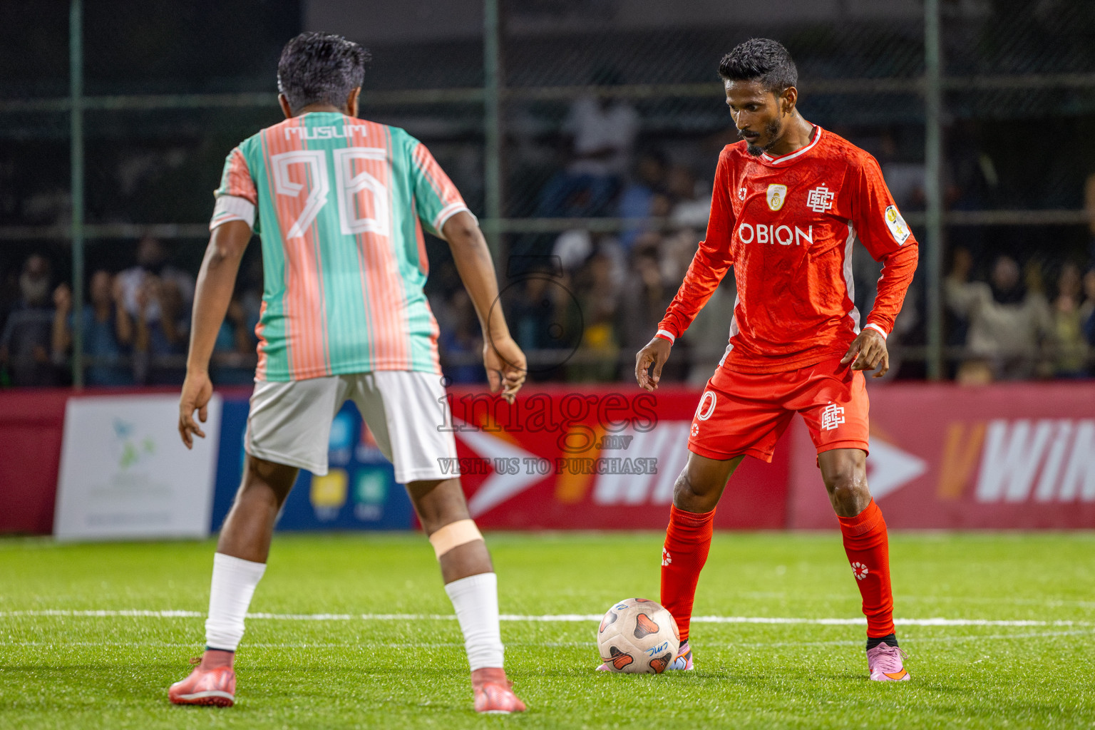 Joali Maldives vs Club Combination (Eydhafushi) in Kings Cup of Club Maldives 2025 was held in Rehendhi Futsal Ground, Hulhumale', Maldives on Saturday, 6th September 2025. Photos: Ismail Thoriq / images.mv