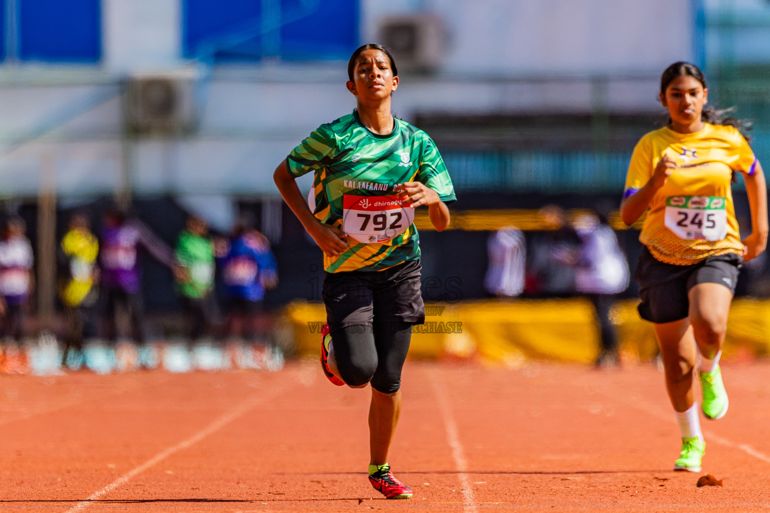 Day 1 of Inter-school Athletics Championship 2025 held in Ekuveni Synthetic Track, Male', Maldives on Monday, 06th October 2025. Photos by: Areef Adam  / Images.mv