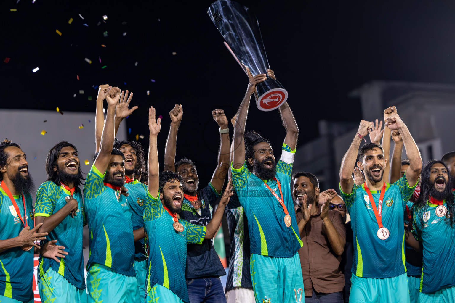 WAMCO vs RRC in the Final of Club Maldives Cup 2024 was held in Rehendi Futsal Ground, Hulhumale', Maldives on Friday, 18th October 2024. Photos: Ismail Thoriq / images.mv