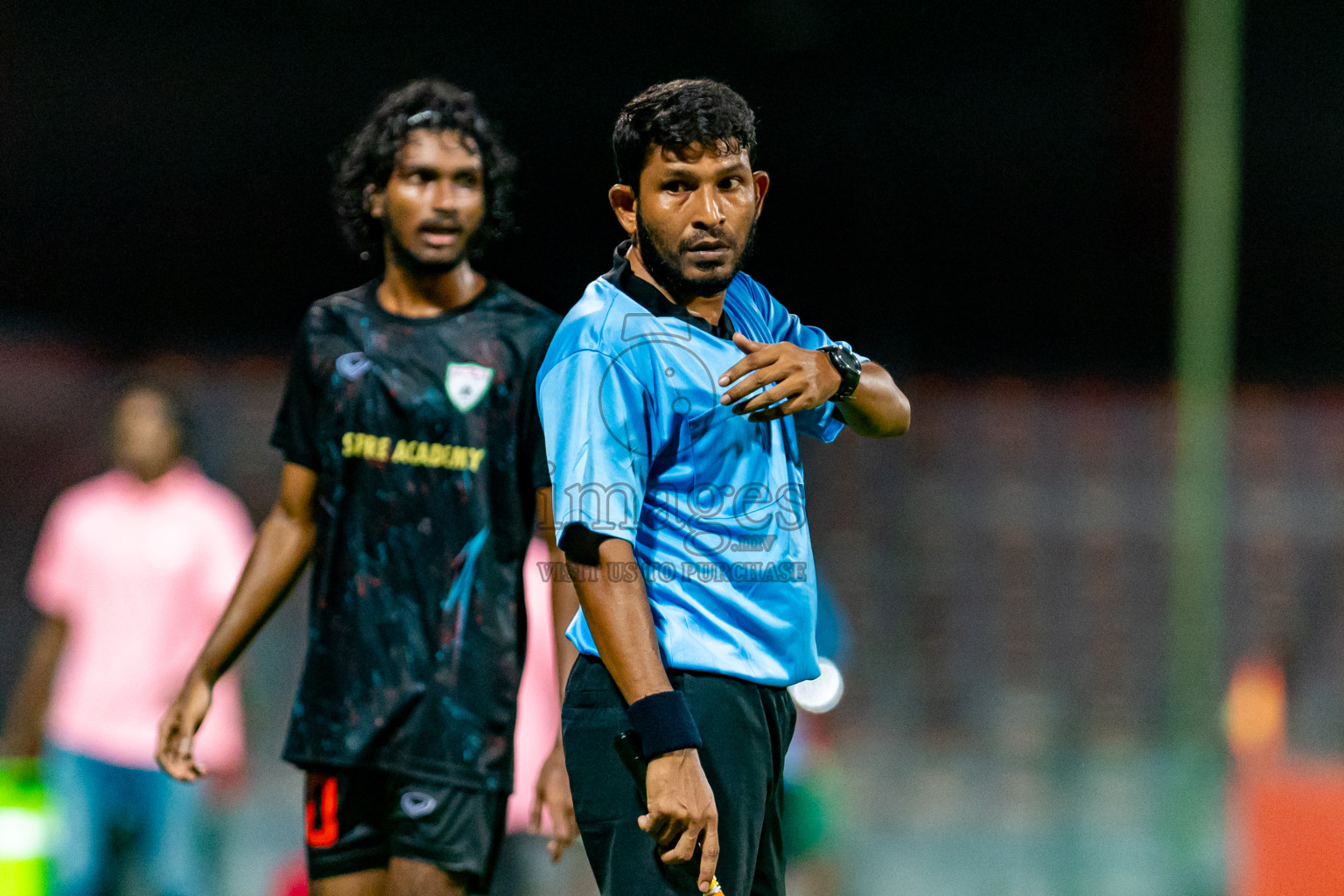 Maziya SRC vs Club Eagles in Day 4 of Under 19 Youth Championship 2024 was held at National Stadium in Male', Maldives on Thursday, 13th June 2024. Photos: Nausham Waheed / images.mv