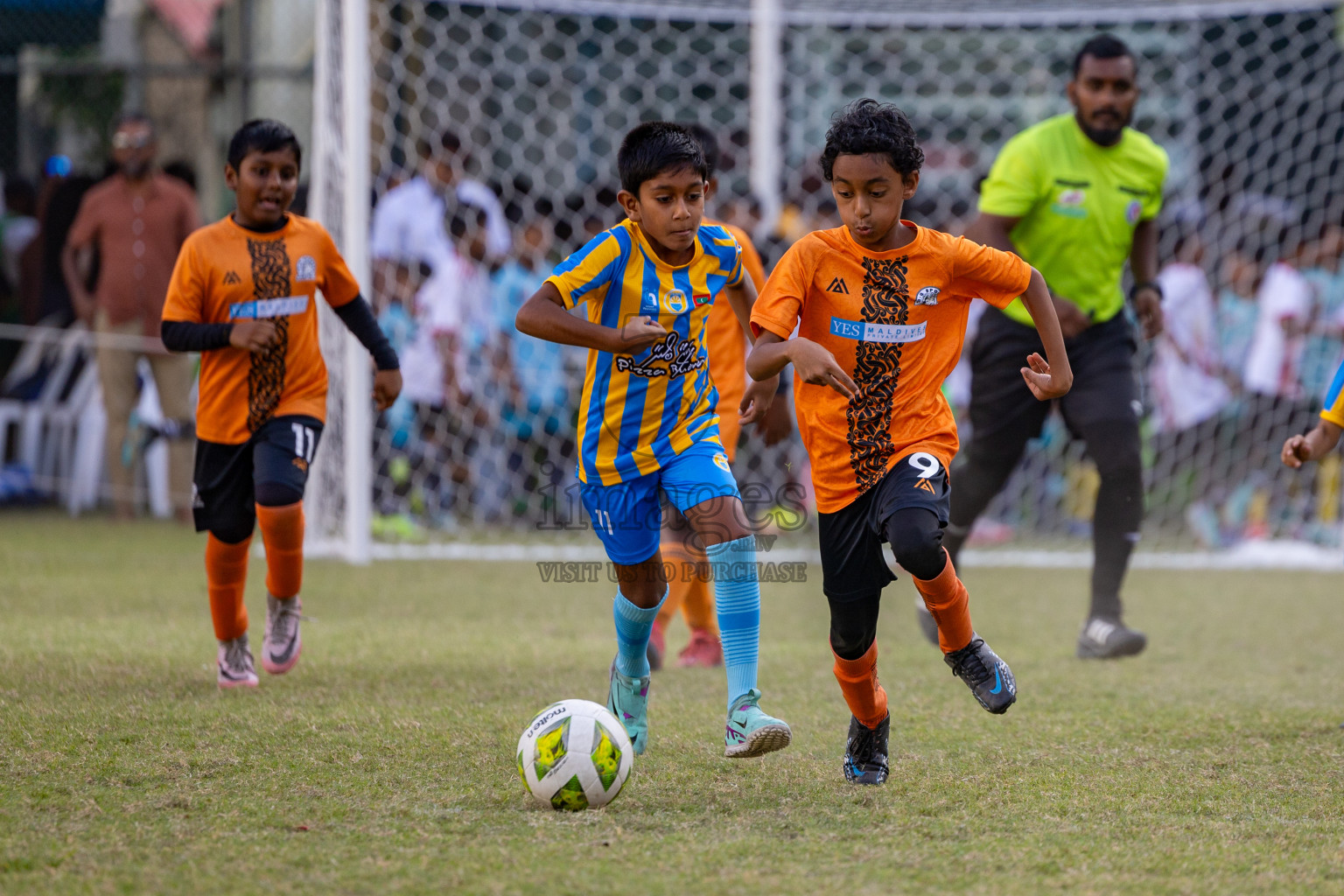 Day 2 of MILO Academy Championship 2025 was held on Friday, 14th February 2025 in Henveiru Stadium. 
Photos: Hassan Simah / Images.mv
