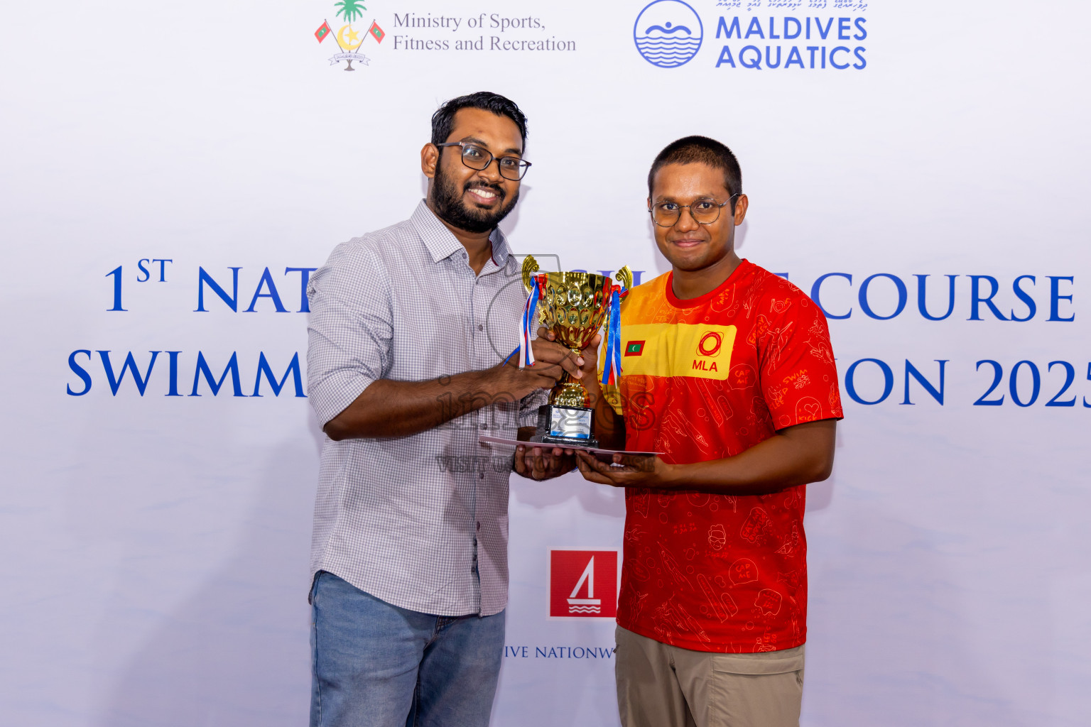 Closing Ceremony of 1st National Short Course Swimming Competition held in Hulhumale', Maldives on Thursday, 19th June 2025. Photos: Nausham Waheed / images.mv