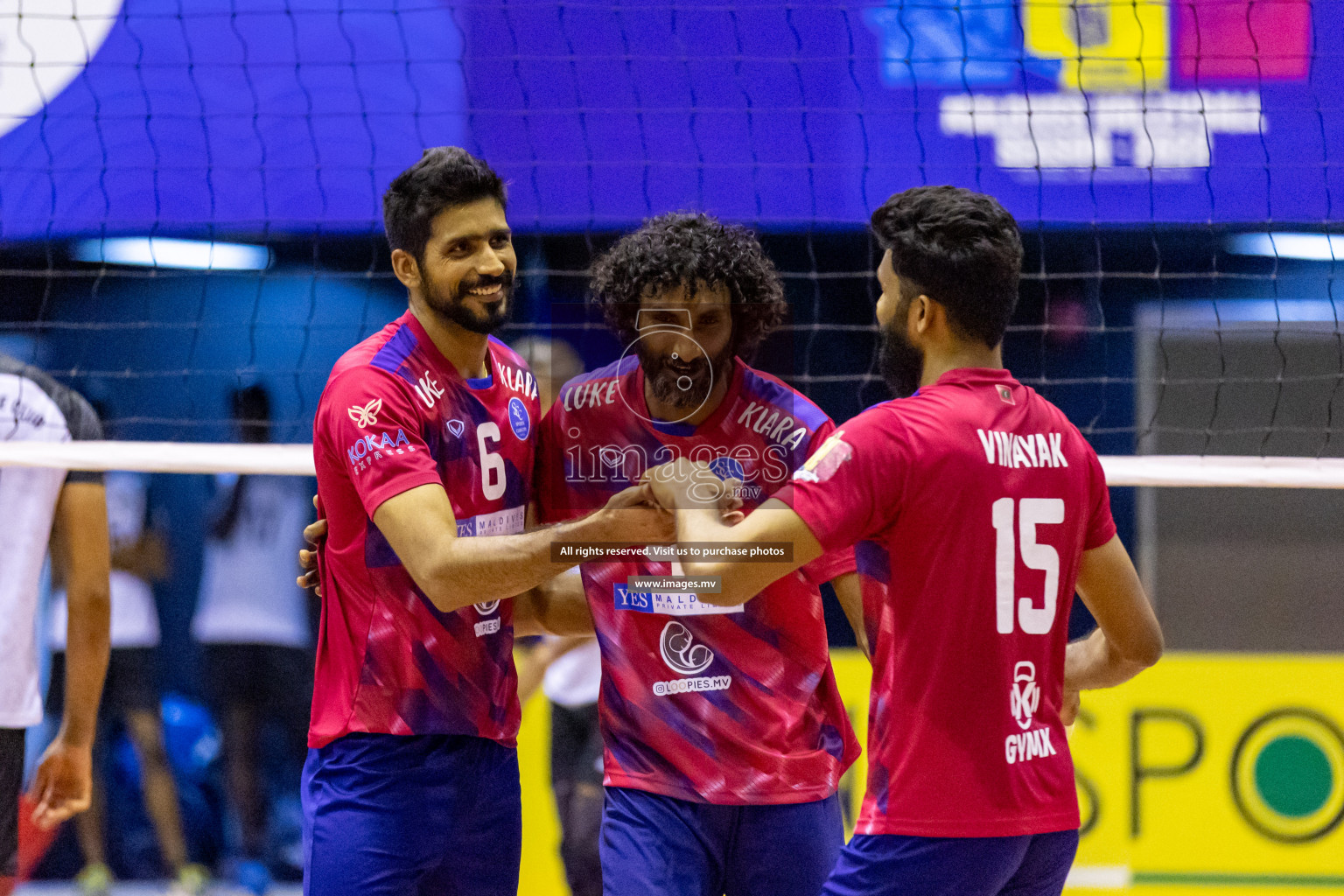 Sports Club City vs Dhivehi Sifainge Club in the Finals of National Volleyball Tournament 2022 on Thursday, 07th July 2022, held in Social Center, Male', Maldives