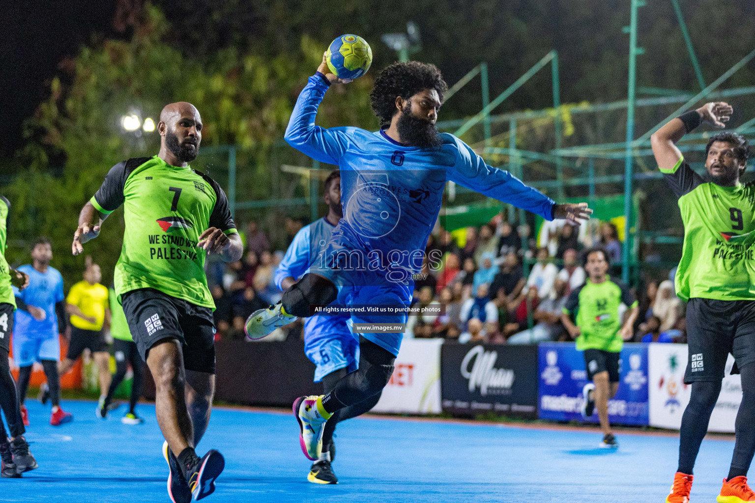 2nd Division Final of 7th Inter-Office/Company Handball Tournament 2023, held in Handball ground, Male', Maldives on Monday, 25th October 2023 Photos: Nausham Waheed/ Images.mv