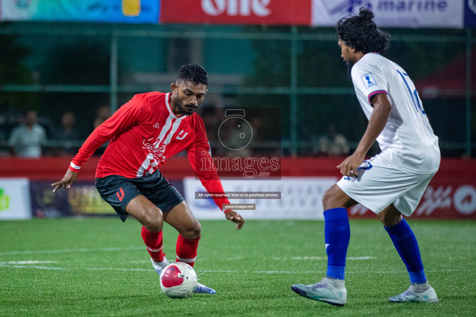 GA. Kanduhulhudhoo vs GA. Nilandhoo in Day 7 of Golden Futsal Challenge 2023 on 11 February 2023 in Hulhumale, Male, Maldives