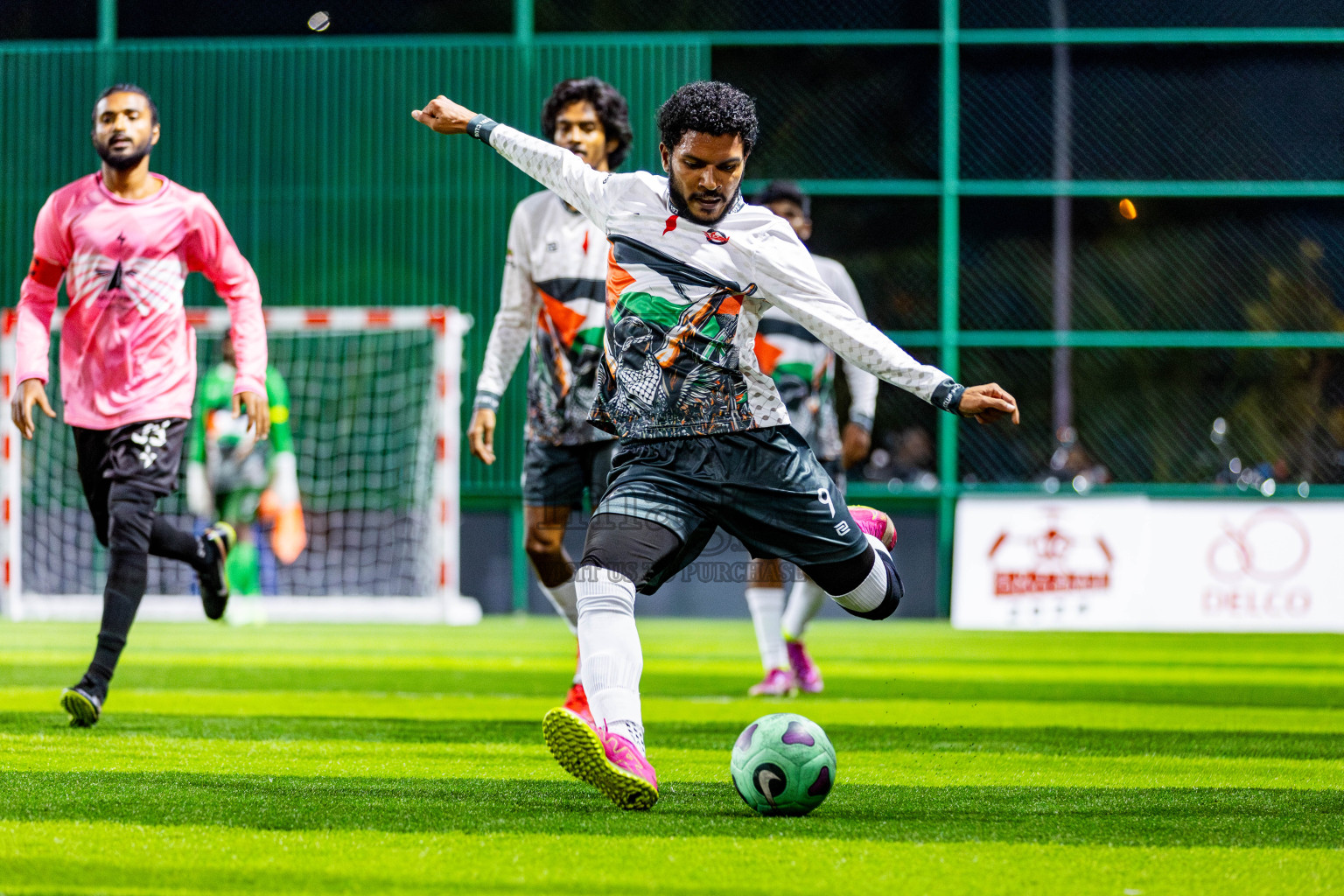 Apocalipse SC vs SDZ Juniors in Day 10 of BG Futsal Challenge 2024 was held on Thursday, 21st March 2024, in Male', Maldives Photos: Nausham Waheed / images.mv