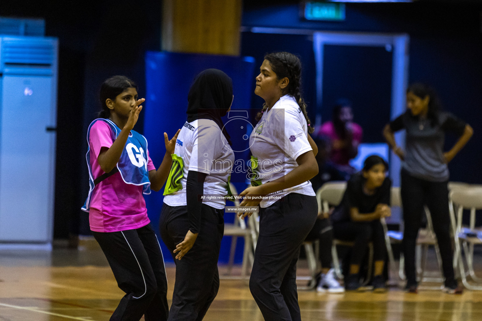 Sports Club Shining Star vs Club Green Streets in the Milo National Netball Tournament 2022 on 17 July 2022, held in Social Center, Male', Maldives. Photographer: Hassan Simah / Images.mv