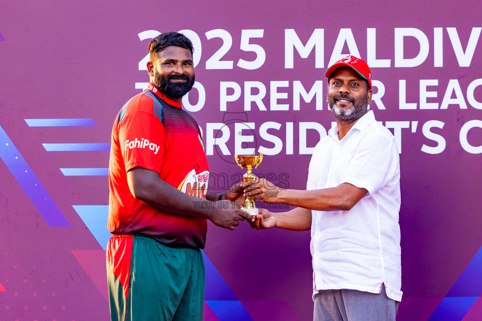 Final of the President's T20 Cricket Cup 2025 held on 8th August 2025, in Ekuveni Cricket Grounds, Male', Maldives. Photos: Nausham Waheed  / Images.mv