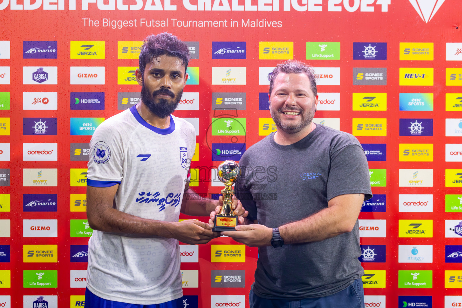 M Naalaafushi vs F Bilehdhoo in Day 32 of Golden Futsal Challenge 2024, held on Saturday, 17th February 2024 in Hulhumale', Maldives 
Photos: Ismail Thoriq / images.mv