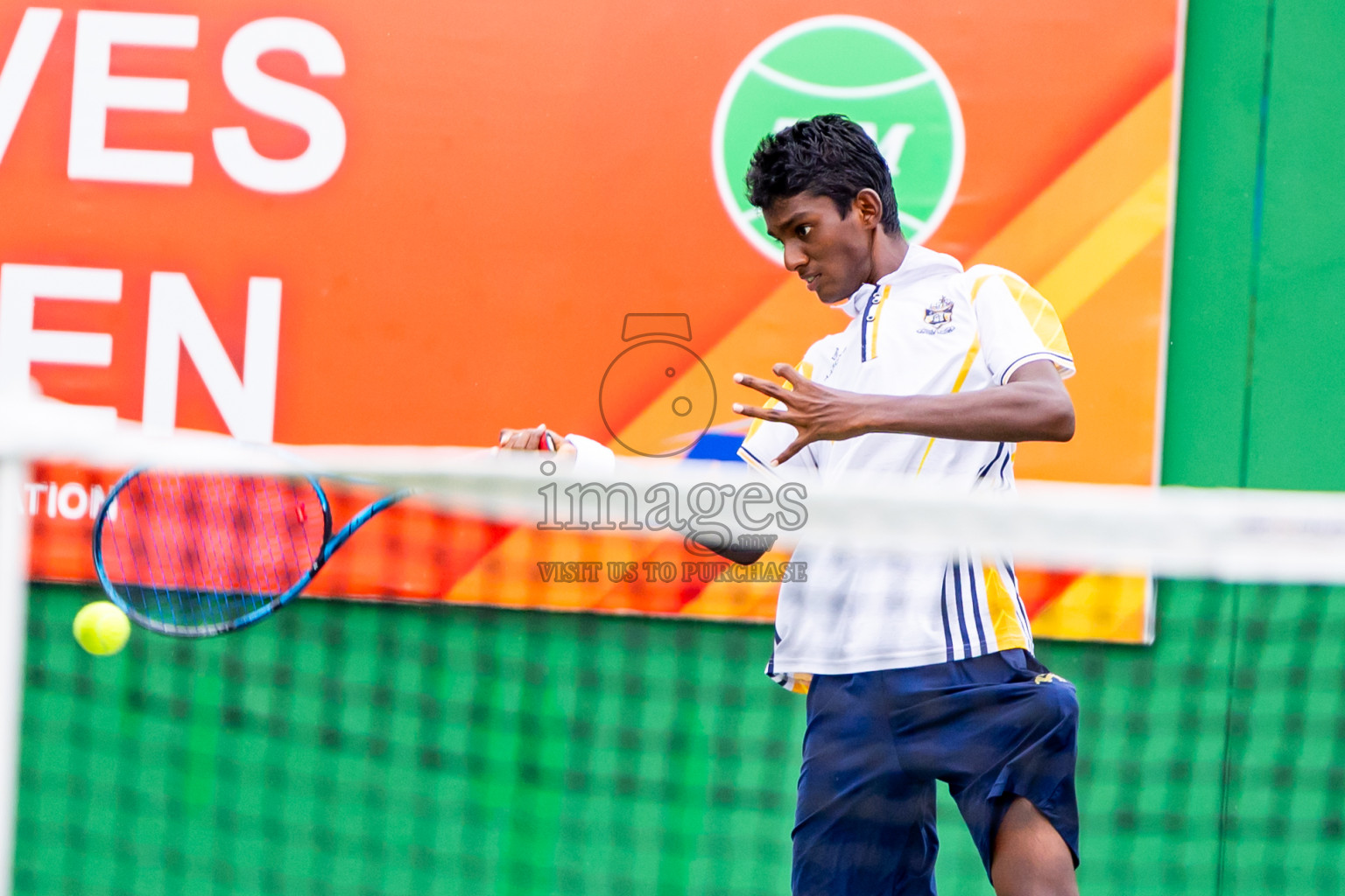 Day 6 of ATF Maldives Junior Open Tennis was held in Male' Tennis Court, Male', Maldives on Tuesday, 17th December 2024. Photos: Nausham Waheed/ images.mv